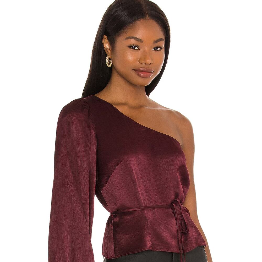 NWT MINKPINK Nador One Shoulder Top Size Small